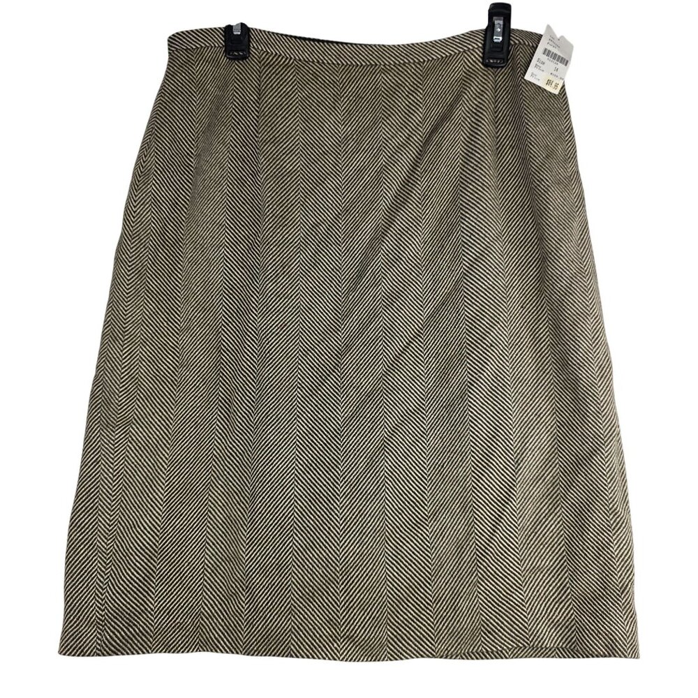 Vintage August Silk Logic Pencil Skirt 14 Forst Deadstock Quiet Luxury Old Money